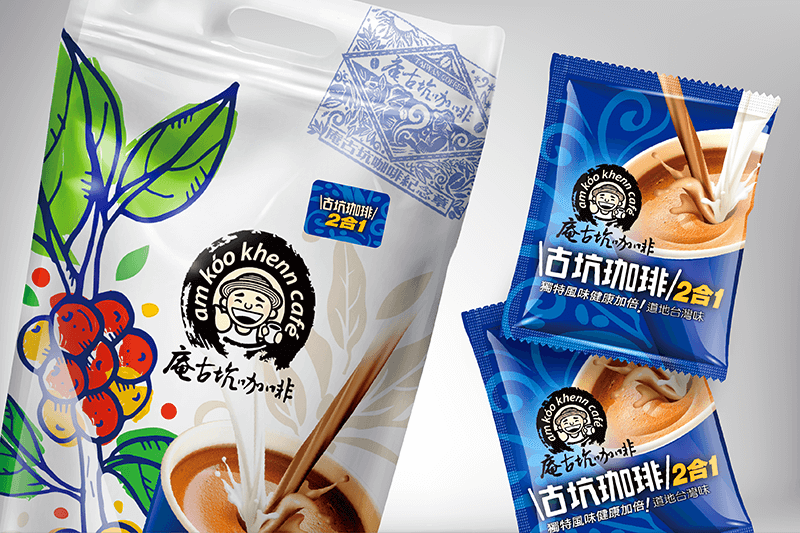 二合一咖啡 (無糖) 超值經濟包 100包